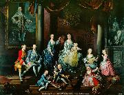 George Knapton The Family of Frederick oil painting reproduction